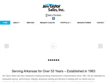 Tablet Screenshot of jimtaylorsales.com